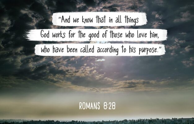 Amazon Bible Verse Romans 8 28 God Works For The Good Of Those Who Love Him 13x19 Unframed Poster Christian Poster Framed Picture Wall Decor Print Spiritual Inspirational Verses And Quotes