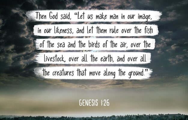 Amazon Bible Verse Wall Art Genesis 1 26 Let Us Make Man In Our Image 13x19 Unframed Poster Christian Poster Framed Picture Wall Decor Print Spiritual Inspirational Verses And Quotes