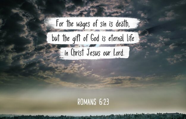 Amazon Bible Verse Wall Art Romans 6 23 The Gift Of God Is Eternal Life Christian Poster Framed Picture Wall Decor Print Spiritual Inspirational Verses And Quotes 13x19 Unframed Poster