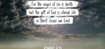 Amazon Bible Verse Wall Art Romans 6 23 The Gift Of God Is Eternal Life Christian Poster Framed Picture Wall Decor Print Spiritual Inspirational Verses And Quotes 13x19 Unframed Poster