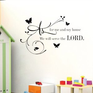 Amazon Bible Verse Wall Stickers Decorations For Bedroom Vinyl Decals For Living Room Bathroom Dorm Inspirational Quotes Christian Scripture Jesus Prayer Religious Home Art Family Decor Sayings Sign We Will Tools