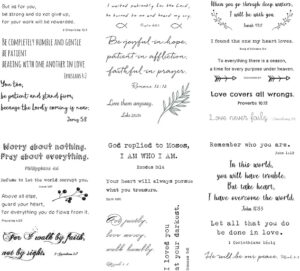 Amazon Everjoy 60 Designs Inspirational Christian Quotes Bible Verses Scriptures Temporary Tattoos Beauty Personal Care