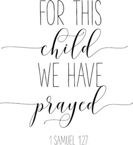 Amazon For This Child We Have Prayed 1 Samuel 1 27 Bible Verse Printable Wall Art Bible Quotes Posters Prints