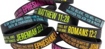 Amazon Fun Express Bible Verse Rubber Bracelets Jewelry 100 Pieces Clothing Shoes Jewelry