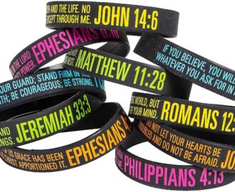 Amazon Fun Express Bible Verse Rubber Bracelets Jewelry 100 Pieces Clothing Shoes Jewelry