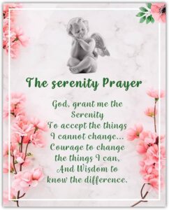 Amazon God Grant Me The Serenity The Serenity Prayer Inspirational Bible Verses Christian Scripture Positive Quotes Religious Bible Verse Wall Art Decor For Home Office Unframed Posters 8x10