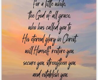 Amazon God Of All Grace Who Has Called 1 Peter 5 10 Inspirational Bible Verses Christian Scripture Positive Quotes Religious Bible Verse Wall Art Decor For Home Office Unframed Posters