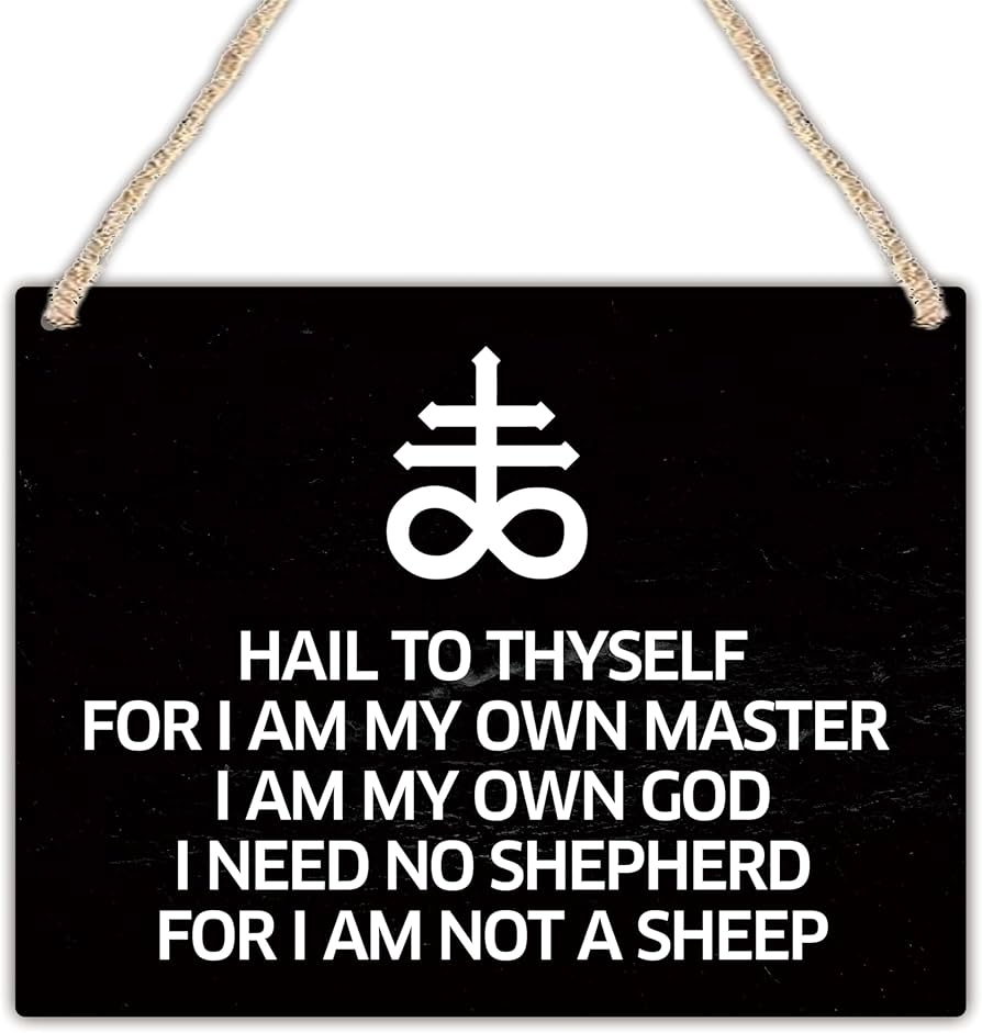 Amazon Gothic Energy Quotes 8 X 10 Inch Funny Wooden Sign Satanism Cross Patch Hanging Wall Decor Bar Restroom Wall Art Hanging Plaque Decoration Gifts For Housewarming A05 Home Kitchen