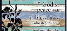 Amazon House Blessing Religious Home Decor Christian Family Saying Poem Quote Blessed Wall Art Inspirational Bible Verse Sign Wall Hanging Picture Print Gift For Pastor Minister