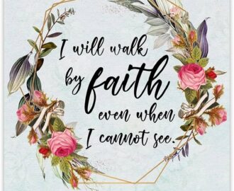Amazon I Will Walk By Faith 2 Corinthians 5 7 Inspirational Bible Verses Christian Scripture Positive Quotes Religious Bible Verse Wall Art Decor For Home Office Unframed Posters 8x10
