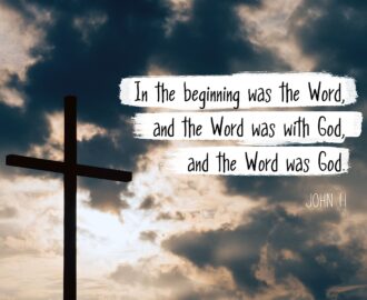 Amazon John 1 1 In The Beginning Was The Word Christian Poster Print Picture Framed Wall Art Decor Bible Verse Quotes Collection Religious Gift For Holidays Christmas Baptism 8 X
