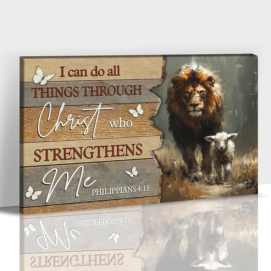 Lion And The Lamb Bible Quote