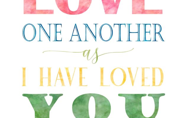 Amazon Love One Another As I Have Loved You John 13 34 Printable Scripture Wall Art Bible Verse Prints Posters Prints