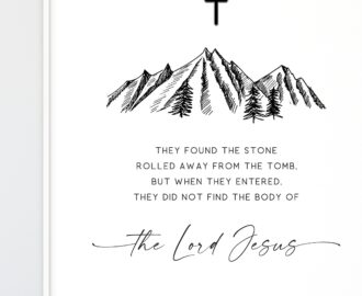 Amazon Luke 24 2 3 Easter Modern Minimalist Scripture Bible Verse Wall Art Christian Home Decor Print Black And White Bible Quote Print Unframed 22 Posters Prints