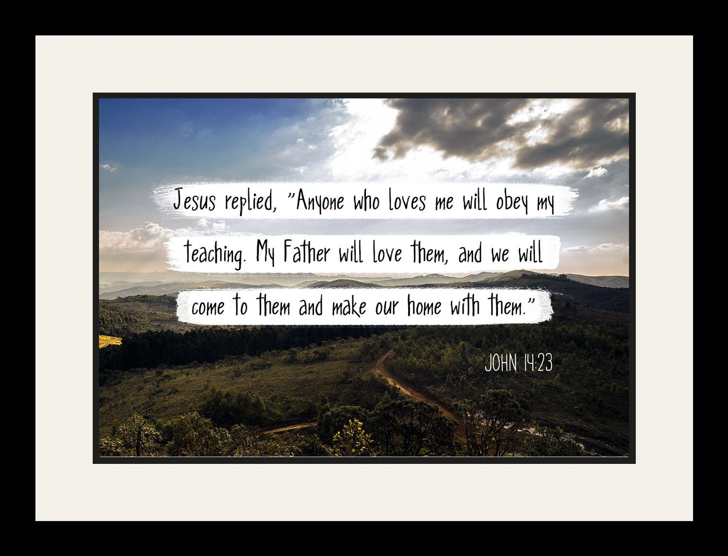 Amazon Matthew 7 15 Watch Out For False Prophets Christian Poster Print Picture Or Framed Wall Art Decor Bible Verse Collection Religious Gift For Holidays Christmas Baptism 19x25 Framed Posters Prints