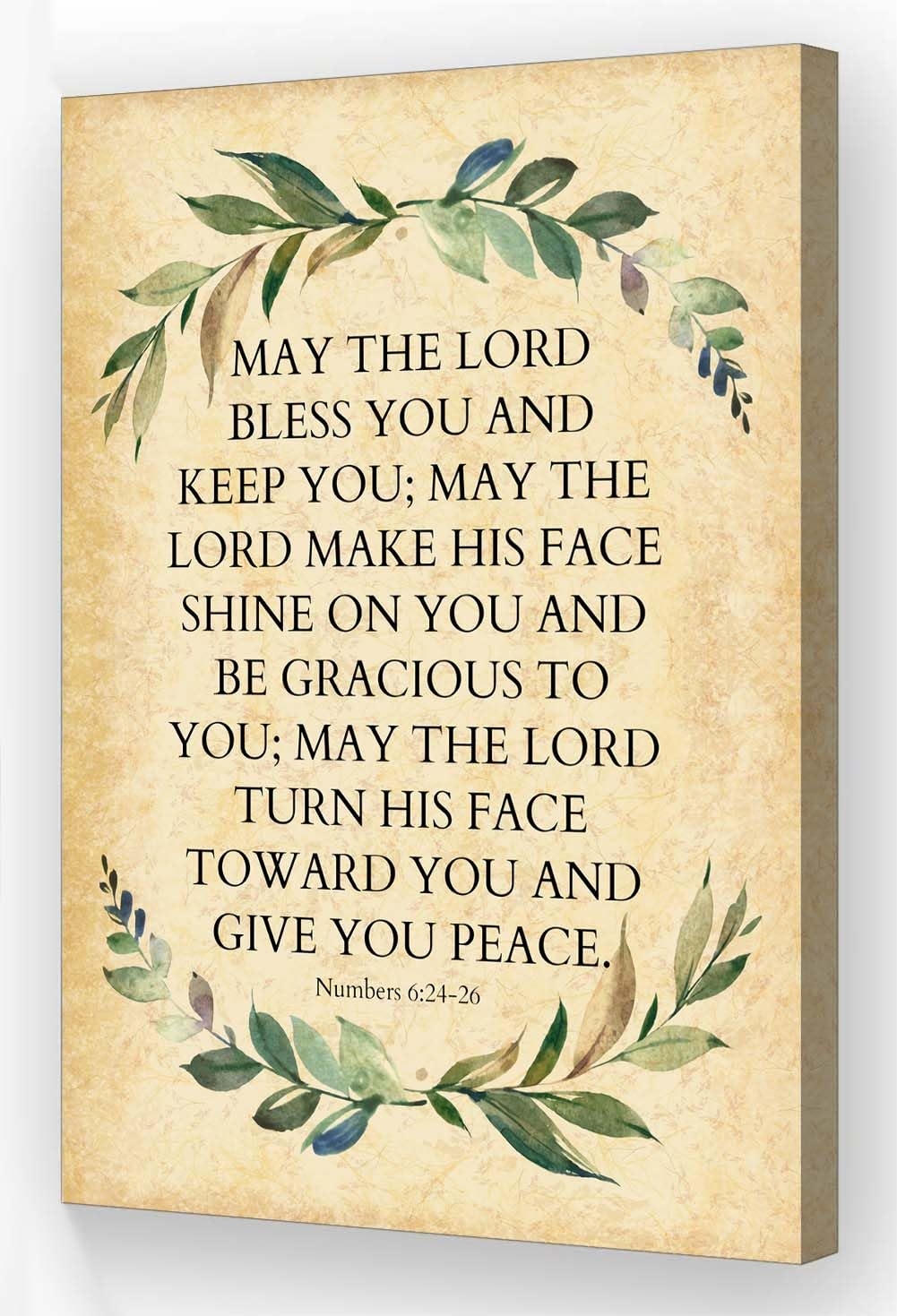 Amazon May The Lord Bless You And Keep You Numbers 6 24 26 Wall Art Bible Verse Poster Framed Quotes Wall Art Inspirational Poster Vintage Religious Positive Sayings Wall Decor 16x24in Framed Posters 