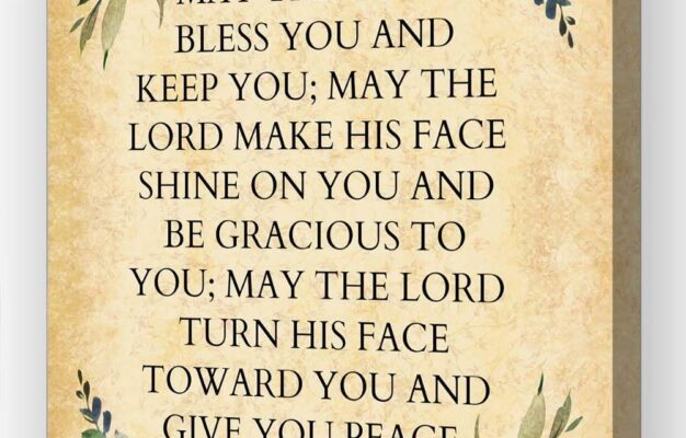 Amazon May The Lord Bless You And Keep You Numbers 6 24 26 Wall Art Bible Verse Poster Framed Quotes Wall Art Inspirational Poster Vintage Religious Positive Sayings Wall Decor 16x24in Framed Posters