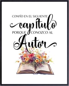 Amazon Mexican Art Christian Wall Art En Espanol Decoracion De Pared Arte De Pared Cristiano Decoracion Para Mujer Spanish Decor Regalos Para Mujer Religious Inspirational Wall Decor Bible Quotes