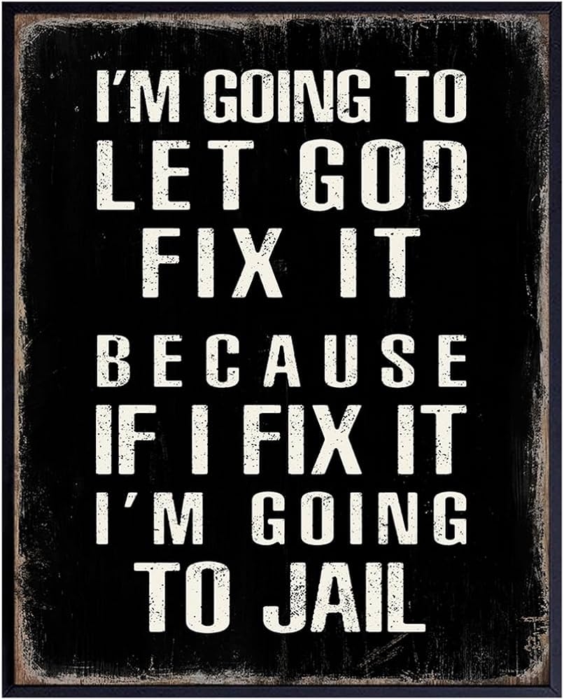 Amazon Religious Quotes Funny Sayings Christian Gifts For Men Typography Wall Art Black And White Bible Verse Wall Decor For Bathroom Bedroom Kitchen Cute Sayings For Women Men 