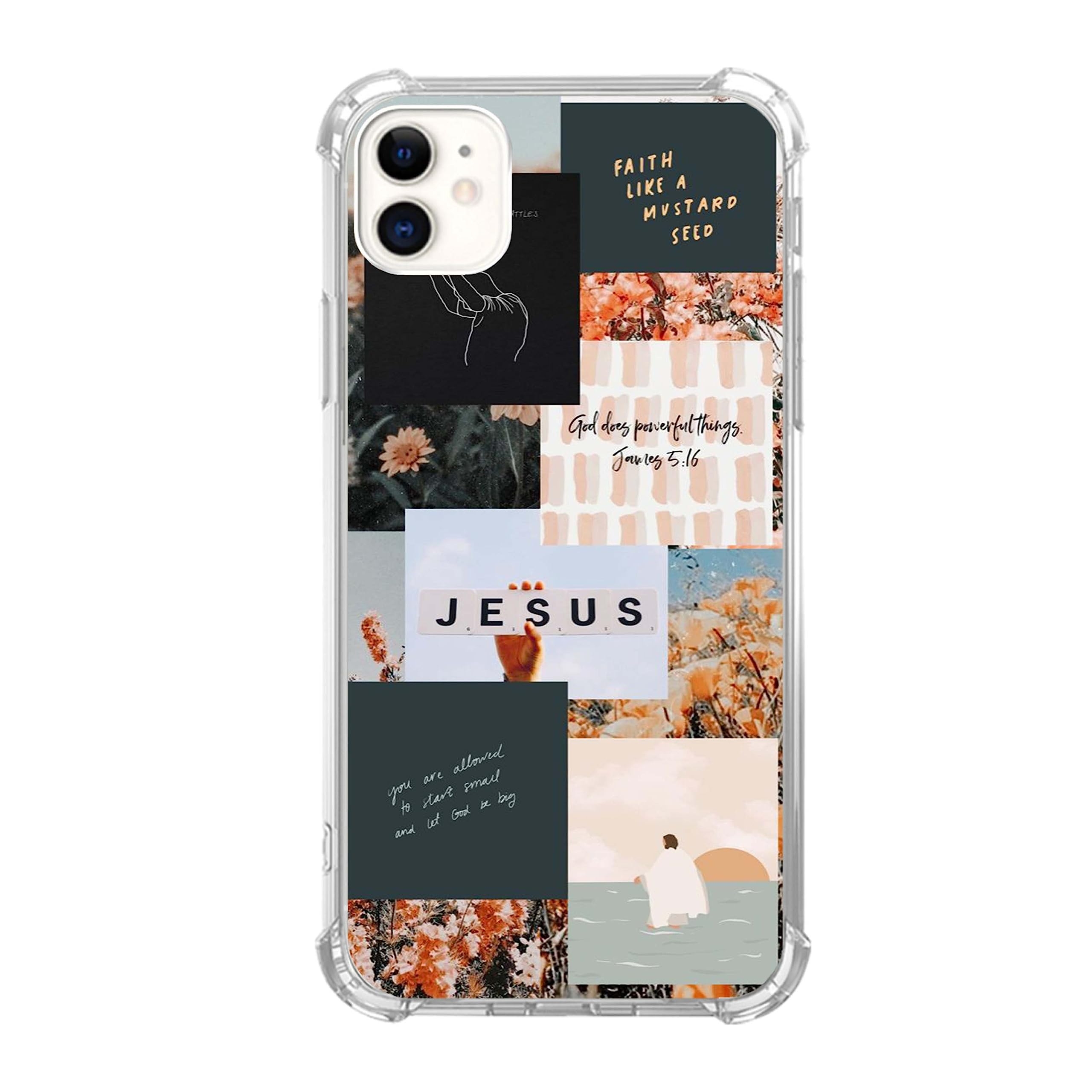 Amazon Rewput Bible Verses Christian Phone Case For IPhone 11 Positive Quotes Flower Collage Cover For Women Men Girls Boys Unique Trendy Design TPU Bumper Case For IPhone 11 Cell Phones