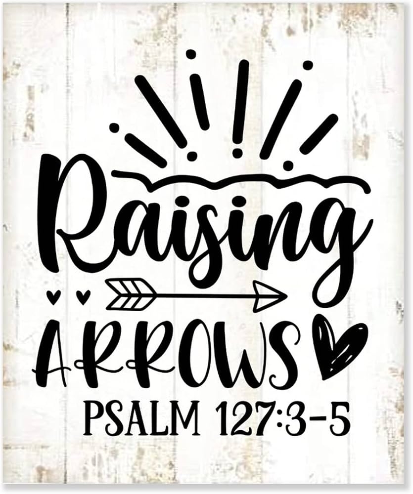 Amazon Rustic Chic Motivational Quote Wood Pallet Bible Verse Bible Verses Raising Arrows 10x12in Wall Hanging Wooden Plaque For Porch Living Room Farmhouse Kitchen Coffee Bar Bathroom Decor Home 