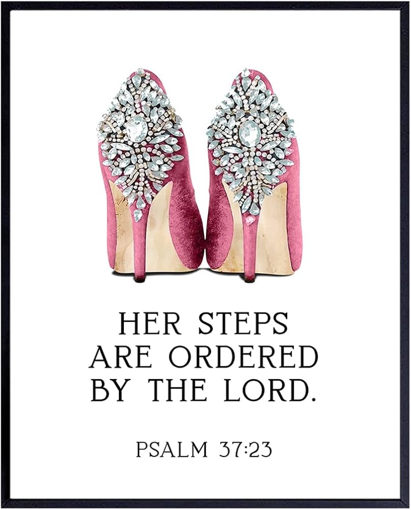 Amazon Scripture Wall Art Glam Religious Bible Verse Wall Art God Artwork Inspirational Quotes Spiritual Decor Christian Gift For Women Faith Print High Fashion Motivational