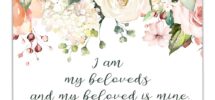 Amazon Song Of Songs 6 3 I Am My Beloved s And My Beloved Is Mine Bouquet Of Beautiful Roses Bible Quotes About Marriage Unframed 11 X 14 Watercolor Print Christian Love Gift Posters