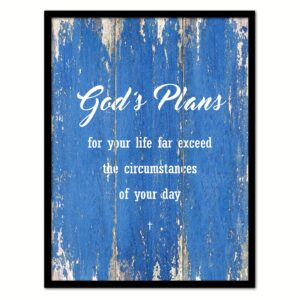 Amazon SpotColorArt God s Plans For Your Life Far Exceed The Circumstances Of Your Day Bible Verse Scripture Quote Canvas Print Picture Frame Home Decor Wall Art Gift Ideas 22 X 29 Posters