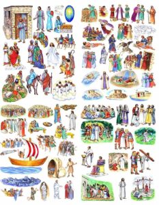 Amazon Story Life Of Jesus 13 Bible Stories Felt Figures For Flannel Board Precut Ready To Use Toys Games