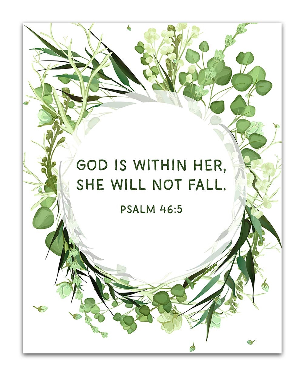 Amazon TJ Originals Bible Quotes For Strength Bible Quote Wall Art Let Your Faith Be Bigger Than Your Fears Goldfish Art Print Christian Gifts For Women Religious Verses