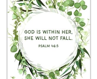 Amazon TJ Originals Bible Quotes For Strength Bible Quote Wall Art Let Your Faith Be Bigger Than Your Fears Goldfish Art Print Christian Gifts For Women Religious Verses