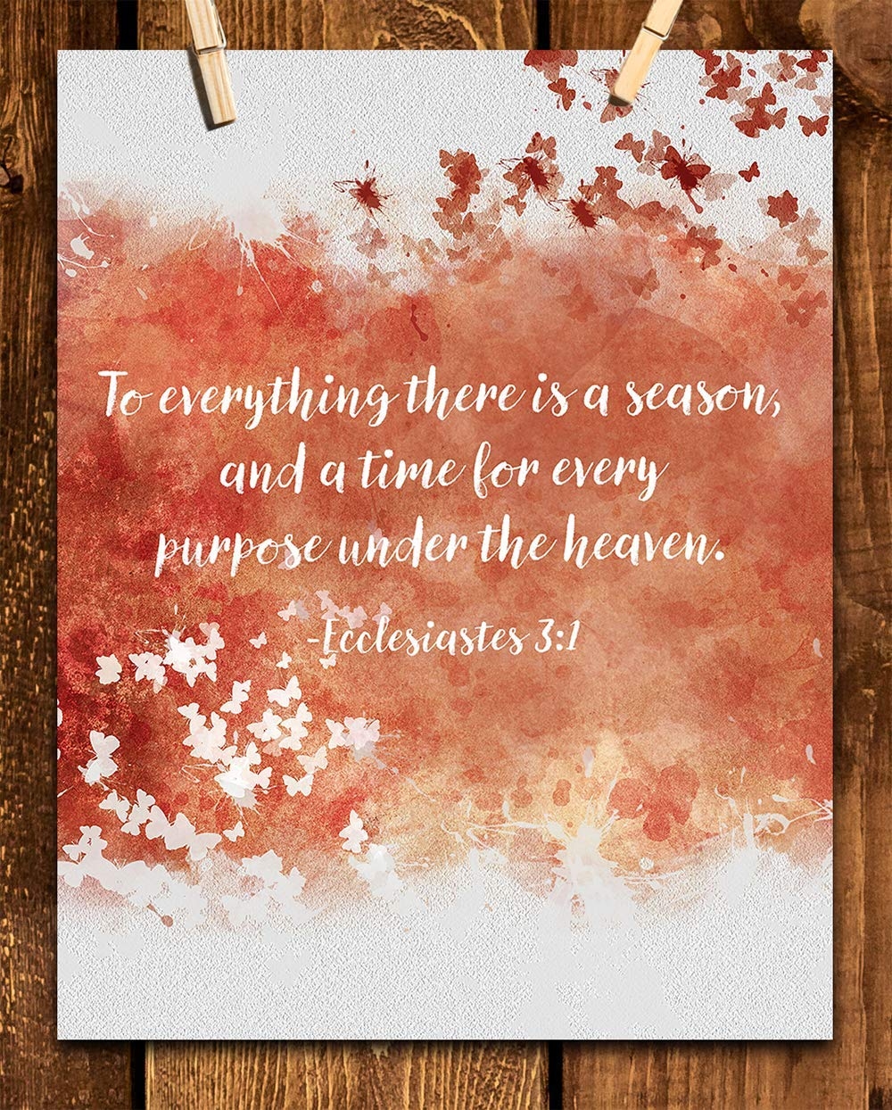 Amazon TJ Originals Book Of Ecclesiastes Quote Wall Art Christian Art Print Christian Gifts For Women Religious Verses Desk Decor Bible Verses Office Wall Decor Catholic Art Wall Decor 11x14 In Posters