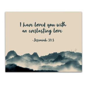 Amazon TJ Originals Book Of Jeremiah Bible Quote Wall Art Christian Art Print Christian Gifts For Women Religious Verses Desk Decor Bible Verses Office Wall Decor Catholic Art Wall Decor 11x14 In