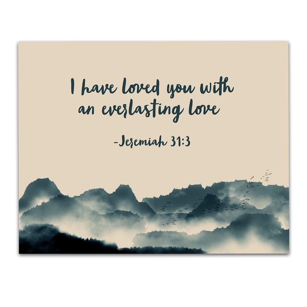 Amazon TJ Originals Book Of Jeremiah Bible Quote Wall Art Christian Art Print Christian Gifts For Women Religious Verses Desk Decor Bible Verses Office Wall Decor Catholic Art Wall Decor 11x14 In 