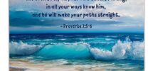 Amazon TJ Originals Proverbs 3 5 6 Bible Quote Wall Art Christian Art Print Christian Gifts For Women Religious Verses Desk Decor Bible Verses Office Wall Decor Catholic Art Wall Decor 11x14 In