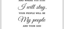 Amazon Where You Go I Will Go Ruth 1 16 Bible Verse Wall Art Scripture Poster Decor Christian Quote Gift Religious Print Sign Scandinavian Calligraphy Fine Prints Minimalistic Holy Large Artwork 16x20 Posters