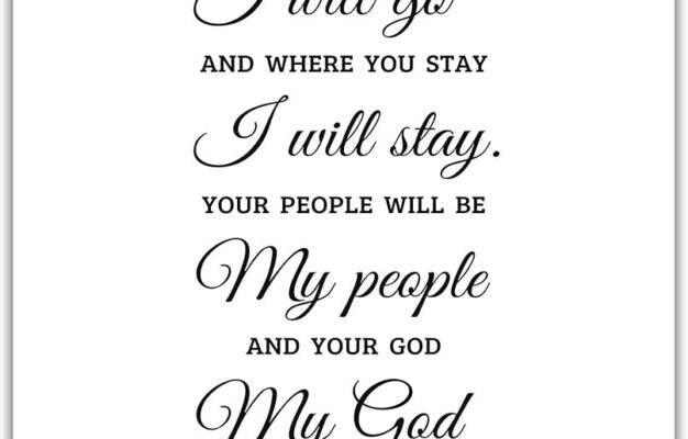 Amazon Where You Go I Will Go Ruth 1 16 Bible Verse Wall Art Scripture Poster Decor Christian Quote Gift Religious Print Sign Scandinavian Calligraphy Fine Prints Minimalistic Holy Large Artwork 16x20 Posters