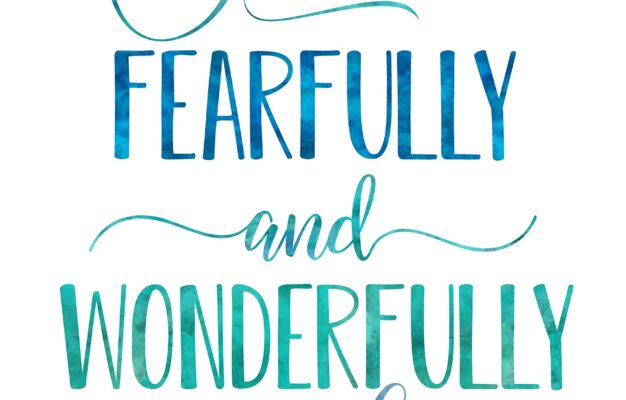 Amazon You Are Fearfully And Wonderfully Made Psalm 139 14 Bible Verse Printable Nursery Decor Posters Prints