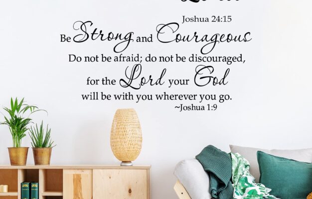 Amazon Zonon 2 Sheets Bible Verse Wall Decals Scripture Bible Quote Wall Decal As For Me And My House We Will Serve The Lord Inspirational Verses Stickers Tools Home Improvement