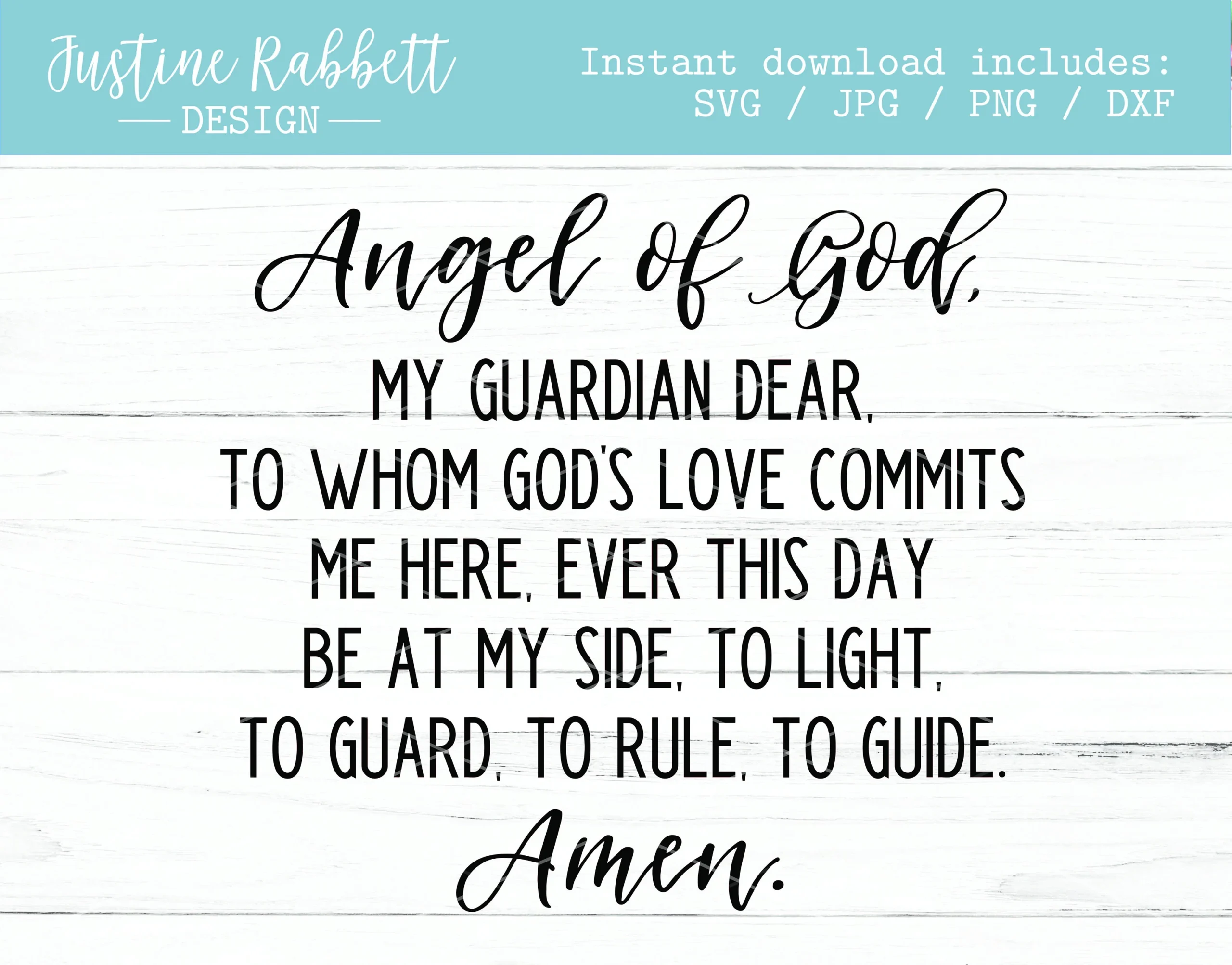 Angel Of God My Guardian Dear Catholic Guardian Angel Prayer Christian Bible Quote Protection Baby Newborn Svg Jpg Png And Dxf Etsy