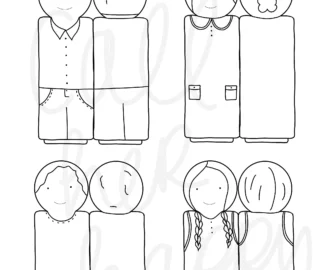 Animal People Family Bible Story Finger Puppets Worksheet Printable Coloring Page Sheet Catholic Resources For Kids Prayer Activities Jesus Etsy