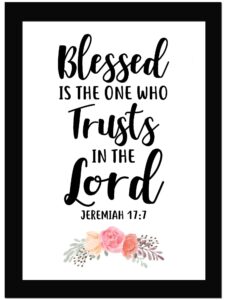 AR Creative Blessed Is From Above Bible Verse Photo Framed Wall Poster Bible Quotes Print With Frame Home Office Decor Bible Quotes Poster 13 6 Inch X 10 2 Inch Amazon in Home Kitchen