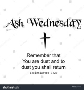 Ash Wednesday Quote Typography Print Use Stock Vector Royalty Free 1318393535 Shutterstock
