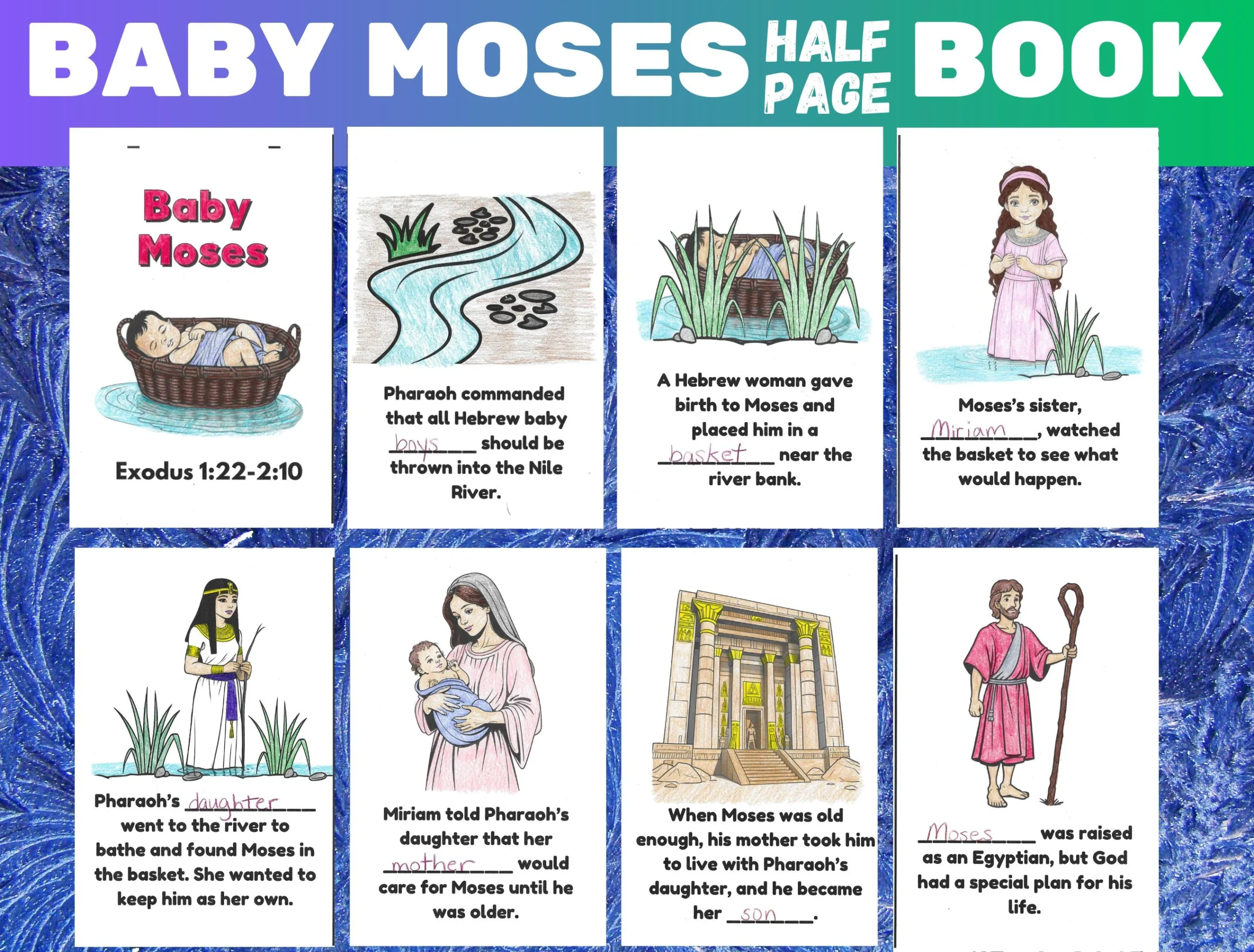 Short Printable Children's Bible Stories
