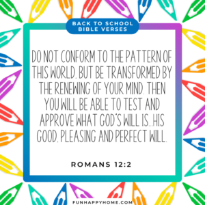 Back To School Bible Verses For Students Parents Teachers Fun Happy Home