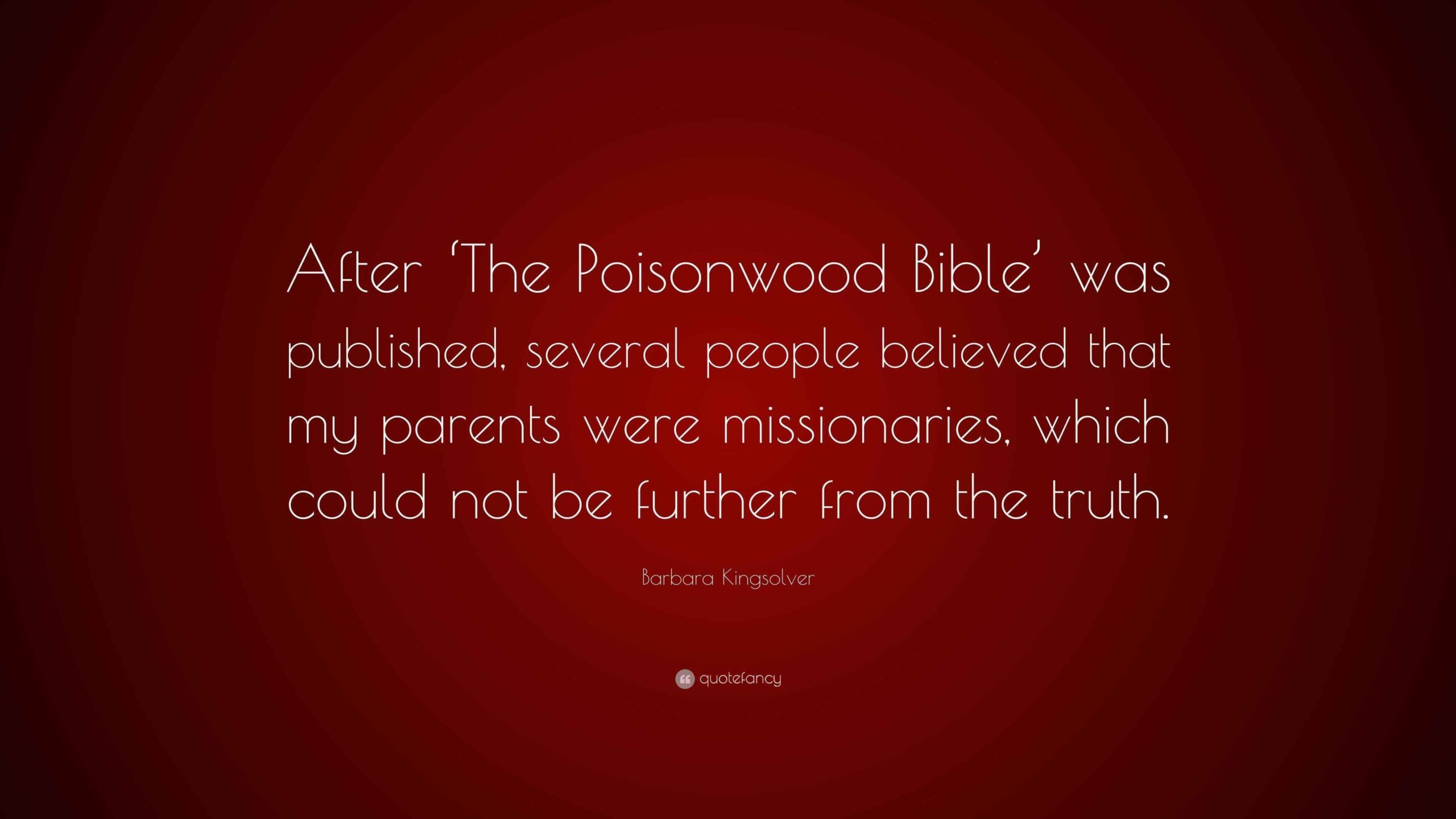 Poisonwood Bible Quotes