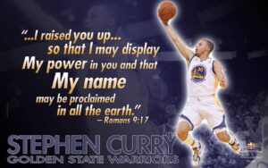 Basketball Player Steph Curry Favorite Bible Verse Basketball Player Steph Curry Verse Player Is Lebron James