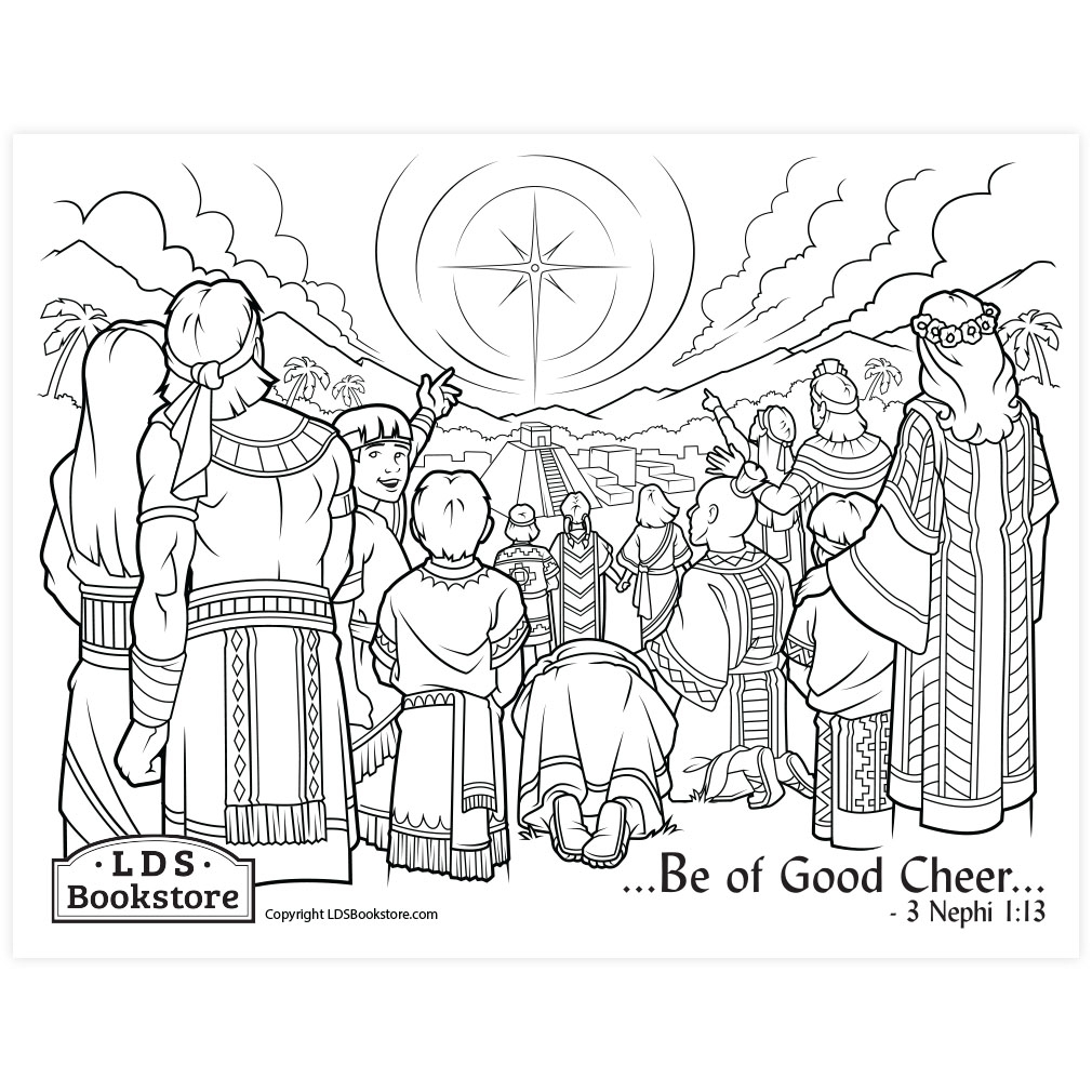 Be Of Good Cheer Coloring Page Printable