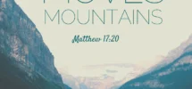 Beautiful Scripture Wall Art Mountains Moving Inspirational Bible Verse Etsy