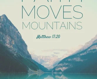 Beautiful Scripture Wall Art Mountains Moving Inspirational Bible Verse Etsy